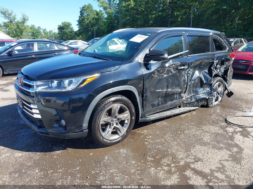 2018 Toyota Highlander VIN 5TDDZRFH1JS871223 IAAI salvage auction — LEFT SIDE, Salvage - Greater Than 75% (Maryland), sold $8,700 on 2026-07-15 (photo 2)