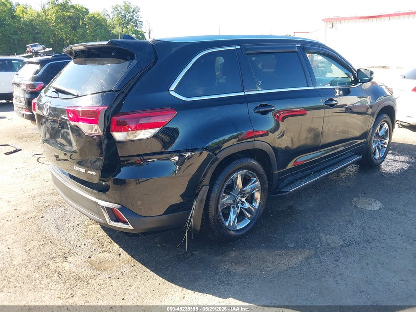 2018 Toyota Highlander VIN 5TDDZRFH1JS871223 IAAI salvage auction — LEFT SIDE, Salvage - Greater Than 75% (Maryland), sold $8,700 on 2026-07-15 (photo 4)