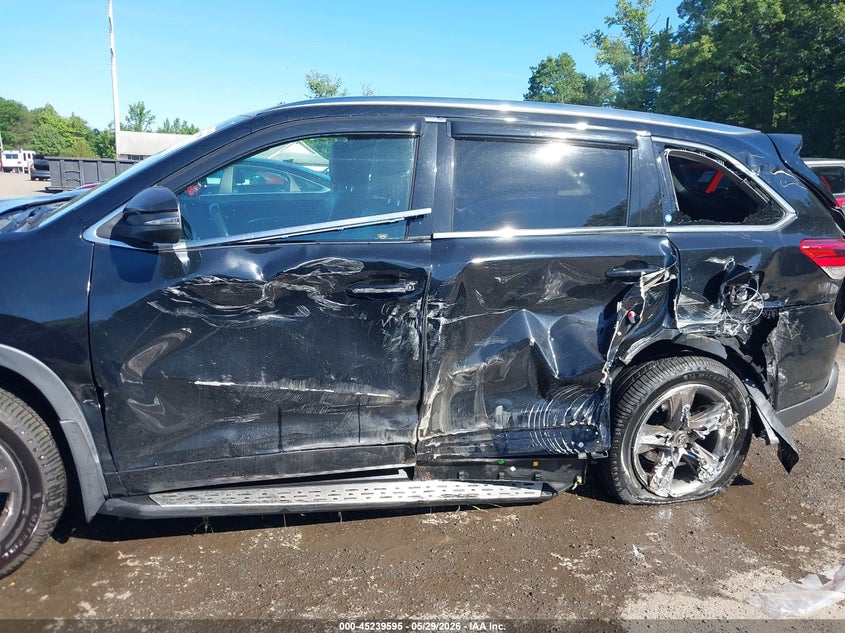 2018 Toyota Highlander VIN 5TDDZRFH1JS871223 IAAI salvage auction — LEFT SIDE, Salvage - Greater Than 75% (Maryland), sold $8,700 on 2026-07-15 (photo 6)