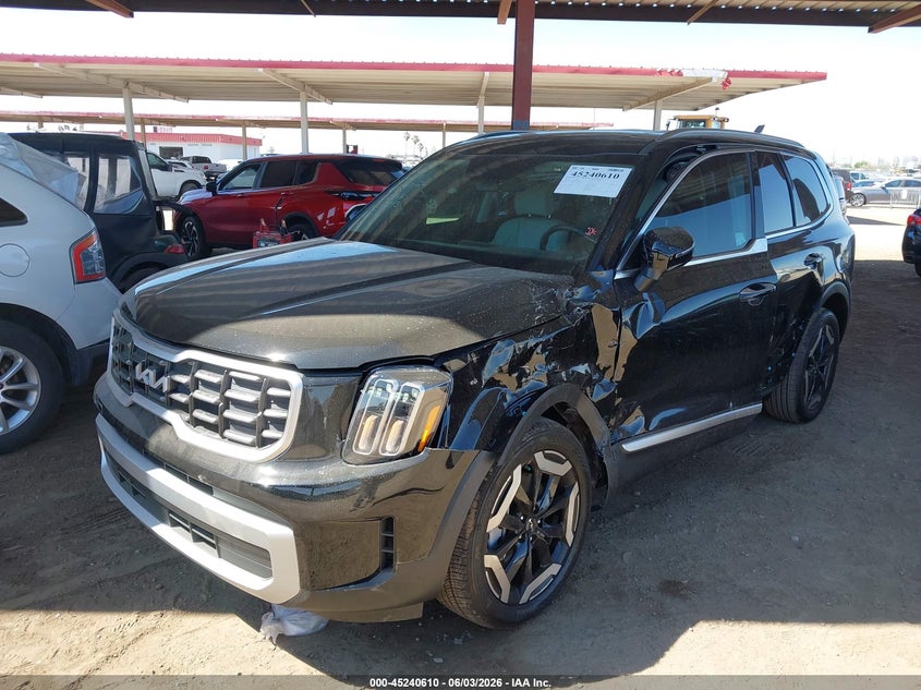 2025 Kia Telluride VIN 5XYP64GC5SG734943 IAAI salvage auction — FRONT END, Salvage (Arizona), sold $11,675 on 2026-07-28 (photo 2)