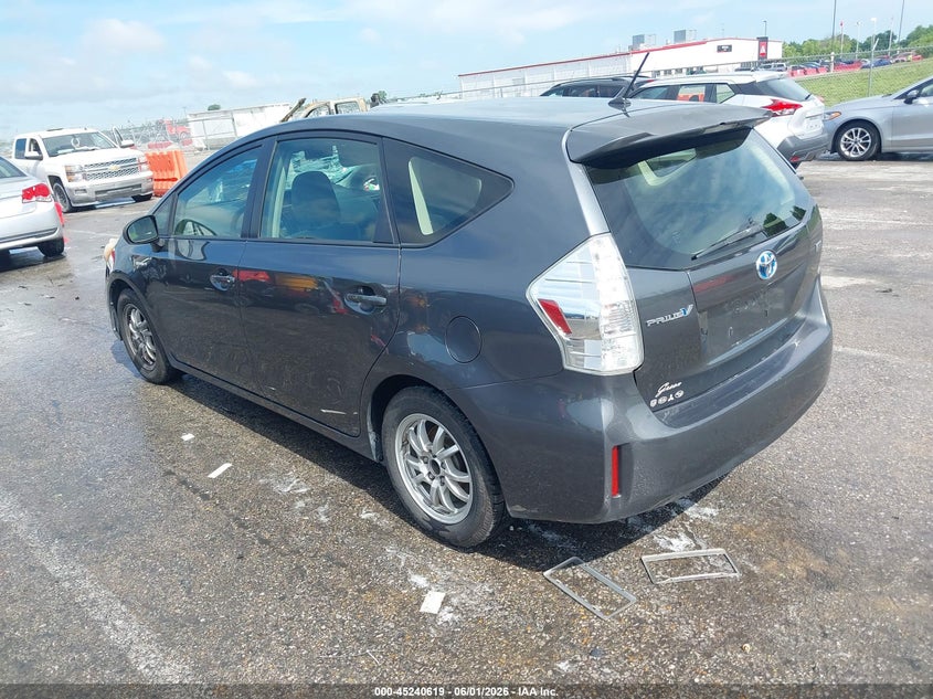 2013 Toyota Prius v VIN JTDZN3EU5D3290083 IAAI salvage auction — SIDE, Salvage (Missouri), sold $1,075 on 2026-07-07 (photo 3)