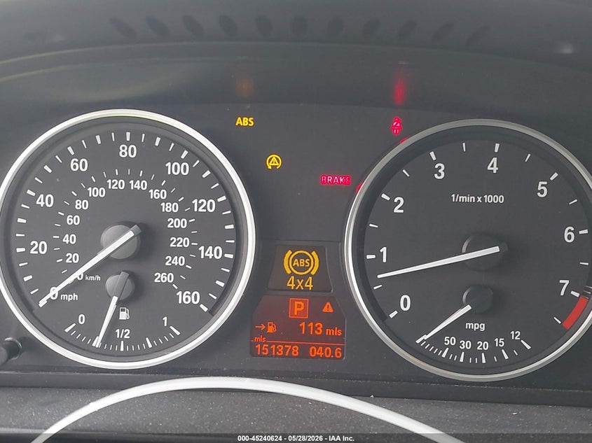 2010 BMW 5 series VIN WBANV9C50AC391540 IAAI salvage auction — NORMAL WEAR, Clear (New York), sold $350 on 2026-07-06 (photo 7)