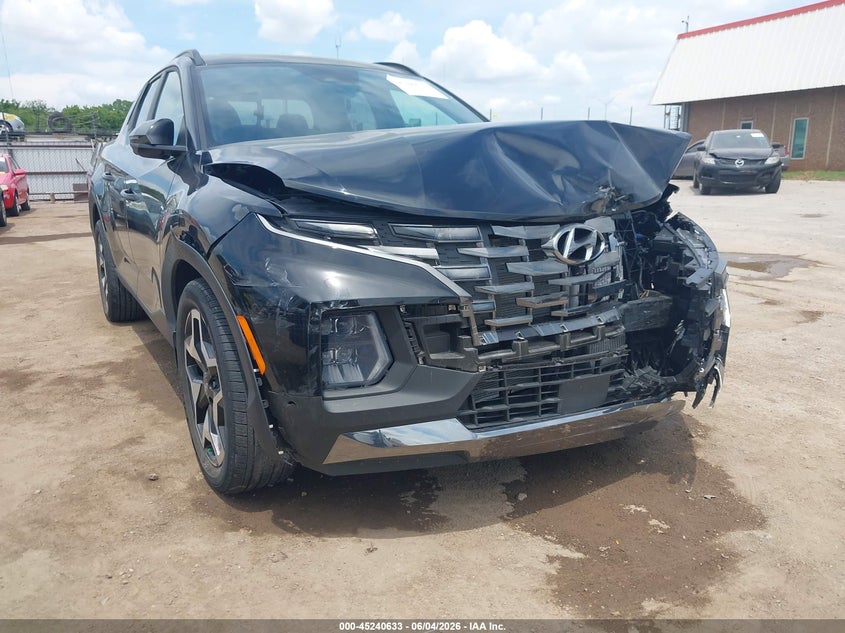 2022 Hyundai Santa cruz VIN 5NTJEDAF5NH023771 IAAI salvage auction — FRONT END, Clear (Oklahoma), sold $4,150 on 2026-07-22 (photo 1)