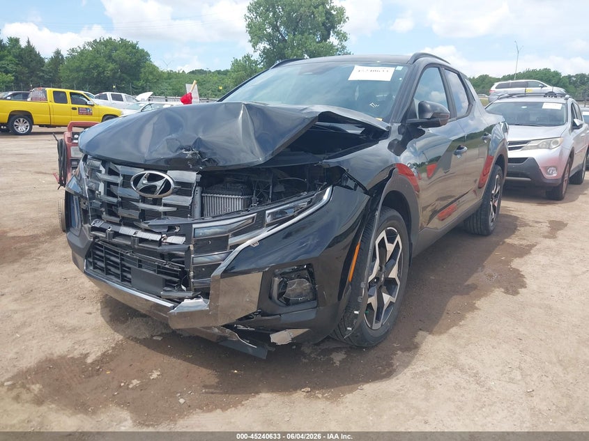 2022 Hyundai Santa cruz VIN 5NTJEDAF5NH023771 IAAI salvage auction — FRONT END, Clear (Oklahoma), sold $4,150 on 2026-07-22 (photo 2)