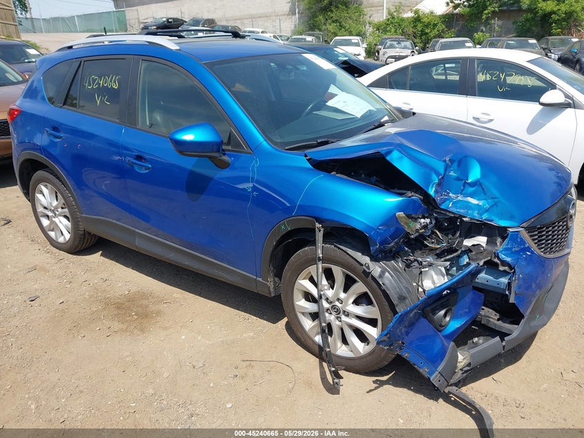 2013 Mazda Cx-5 VIN JM3KE4DE2D0165763 IAAI salvage auction — FRONT END, Salvage Title, sold $1,500 on 2026-08-02 (photo 1)