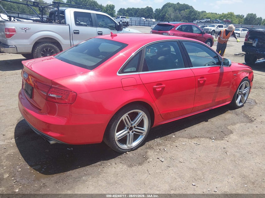 2014 Audi S4 VIN WAUKGAFL5EA098453 IAAI salvage auction — FRONT & REAR, Salvage Title, sold $750 on 2026-07-15 (photo 4)
