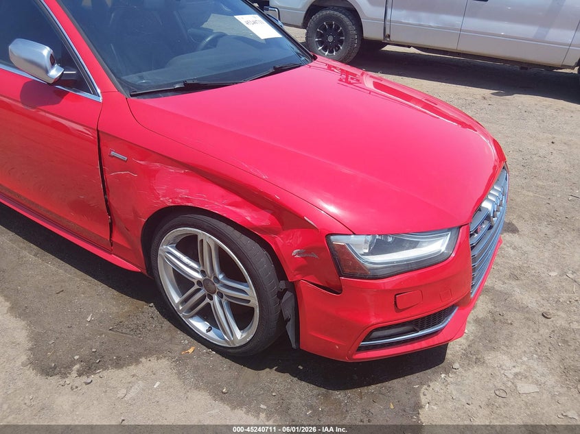 2014 Audi S4 VIN WAUKGAFL5EA098453 IAAI salvage auction — FRONT & REAR, Salvage Title, sold $750 on 2026-07-15 (photo 6)