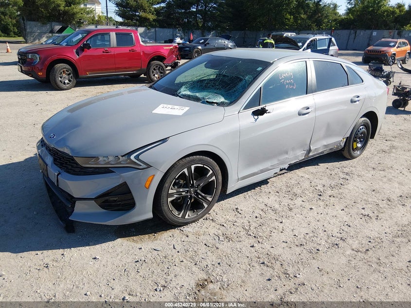 2021 Kia K5 VIN 5XXG64J24MG077219 IAAI salvage auction — FRONT END, Salvage Title, sold $5,800 on 2026-07-14 (photo 2)