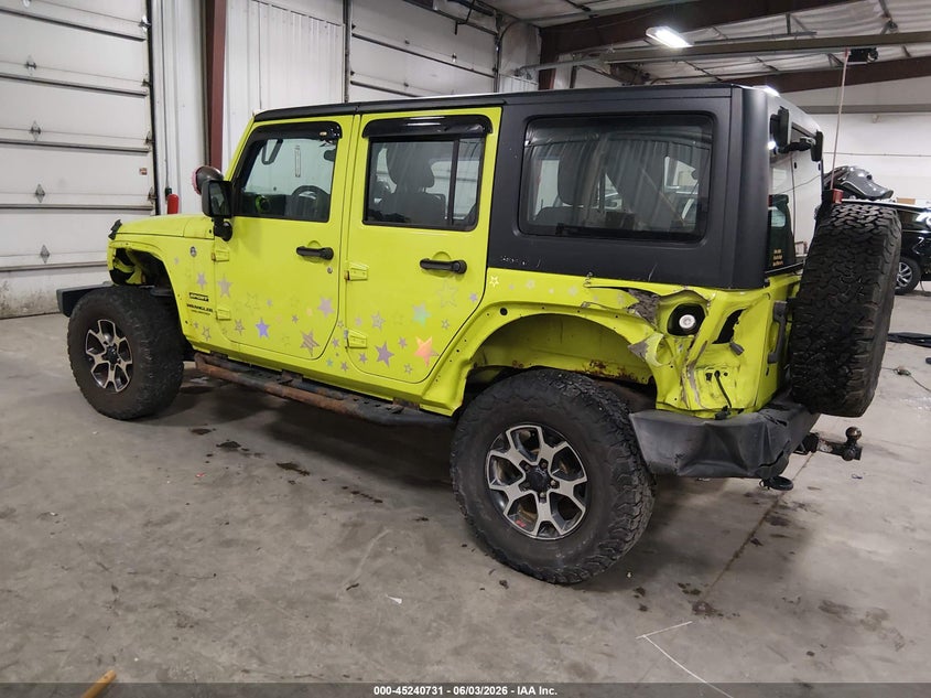 2016 Jeep Wrangler / VIN 1C4BJWDG5GL311383 IAAI salvage auction — REAR END, Salvage (Illinois), sold $7,150 on 2026-07-28 (photo 3)
