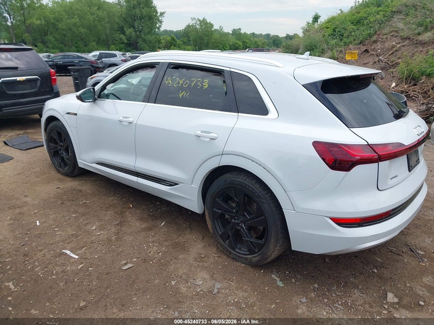 2021 Audi E-tron VIN WA1AAAGE1MB003034 IAAI salvage auction — SIDE, Salvage (Minnesota), sold $8,300 on 2026-07-31 (photo 3)