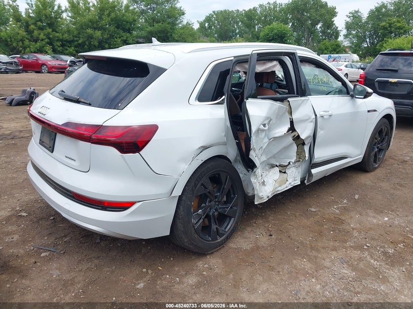 2021 Audi E-tron VIN WA1AAAGE1MB003034 IAAI salvage auction — SIDE, Salvage (Minnesota), sold $8,300 on 2026-07-31 (photo 6)