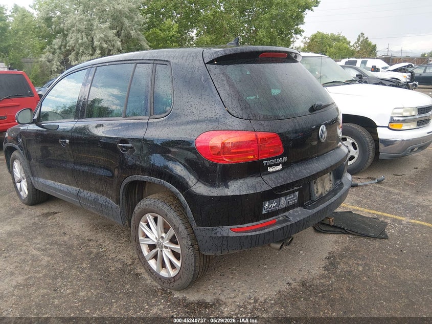 2014 Volkswagen Tiguan VIN WVGBV3AX7EW553171 IAAI salvage auction — NORMAL WEAR, Clear (Colorado), sold $1,100 on 2026-07-14 (photo 3)