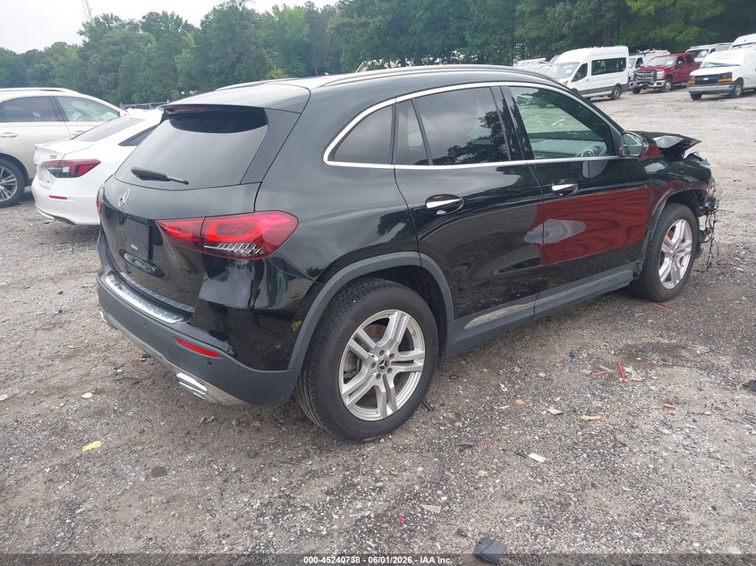 2022 Mercedes-benz Gla-klasse VIN W1N4N4GB1NJ322271 IAAI salvage auction — FRONT END, Salvage (Georgia), sold $25 on 2026-07-29 (photo 4)