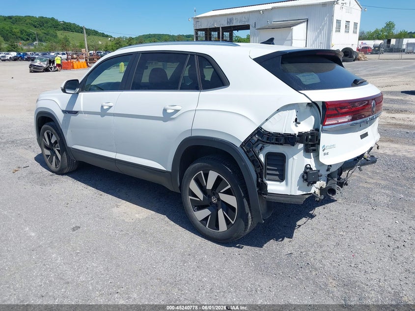 2025 Volkswagen Atlas cross sport VIN 1V2HE2CA6SC212907 IAAI salvage auction — REAR END, Salvage Title, sold $15,900 on 2026-07-15 (photo 3)