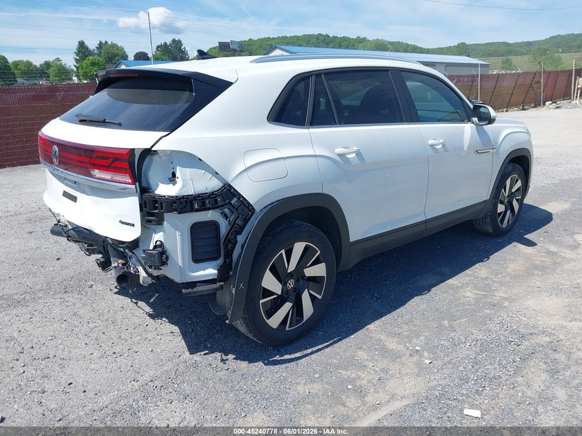 2025 Volkswagen Atlas cross sport VIN 1V2HE2CA6SC212907 IAAI salvage auction — REAR END, Salvage Title, sold $15,900 on 2026-07-15 (photo 4)