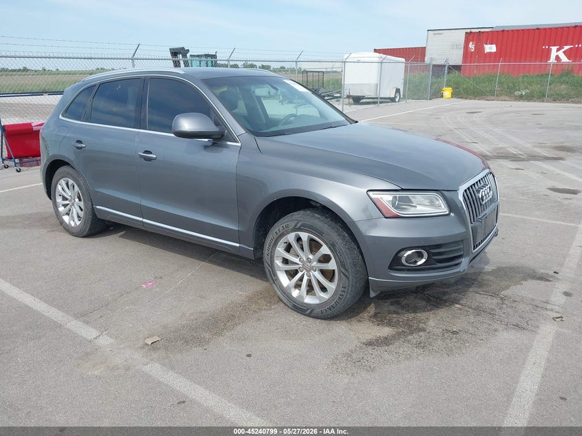 2015 Audi Q5 VIN WA1LFAFP8FA009158 IAAI salvage auction — MECHANICAL, Certificate Of Title (Nebraska), sold $1,000 on 2026-07-16 (photo 1)