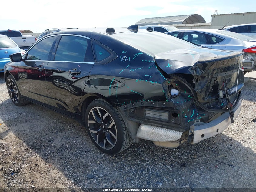 2016 Chevrolet Impala VIN 2G1115S30G9168039 IAAI salvage auction — REAR END, Original (Texas), sold $50 on 2026-07-09 (photo 3)
