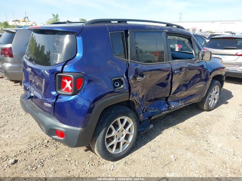 2019 Jeep Renegade VIN ZACNJBBB4KPK22693 IAAI salvage auction — RIGHT SIDE, Clear (Michigan), sold $2,675 on 2026-07-29 (photo 4)