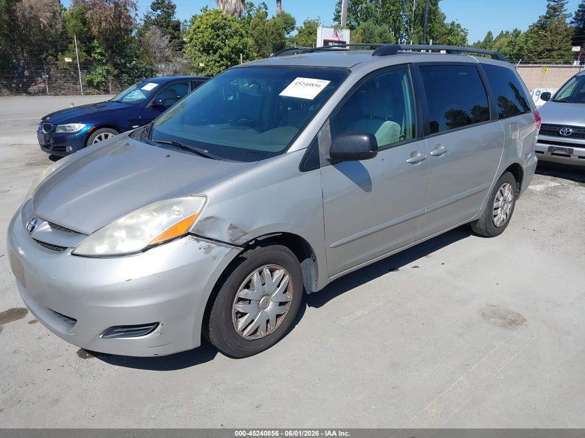 2009 Toyota Sienna VIN 5TDZK23C29S284423 IAAI salvage auction — NORMAL WEAR, Clear - Dealer Only (California), sold $900 on 2026-07-06 (photo 2)