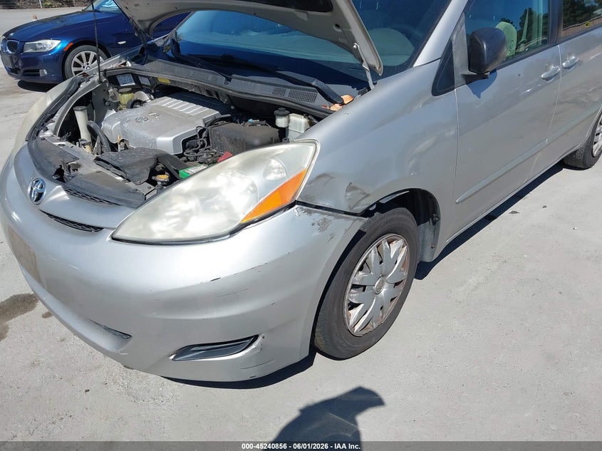 2009 Toyota Sienna VIN 5TDZK23C29S284423 IAAI salvage auction — NORMAL WEAR, Clear - Dealer Only (California), sold $900 on 2026-07-06 (photo 6)