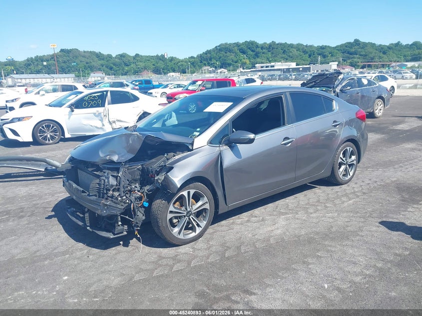2015 Kia Forte VIN KNAFZ4A82F5336057 IAAI salvage auction — LEFT FRONT, Salvage Title, sold $650 on 2026-07-18 (photo 2)