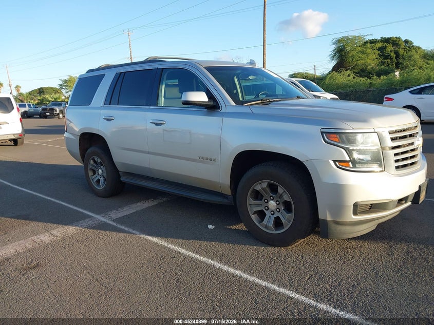 2018 Chevrolet Tahoe VIN 1GNSKAEC7JR358261 IAAI salvage auction — NORMAL WEAR, Sf97 (Hawaii), sold $15,200 on 2026-07-28 (photo 1)