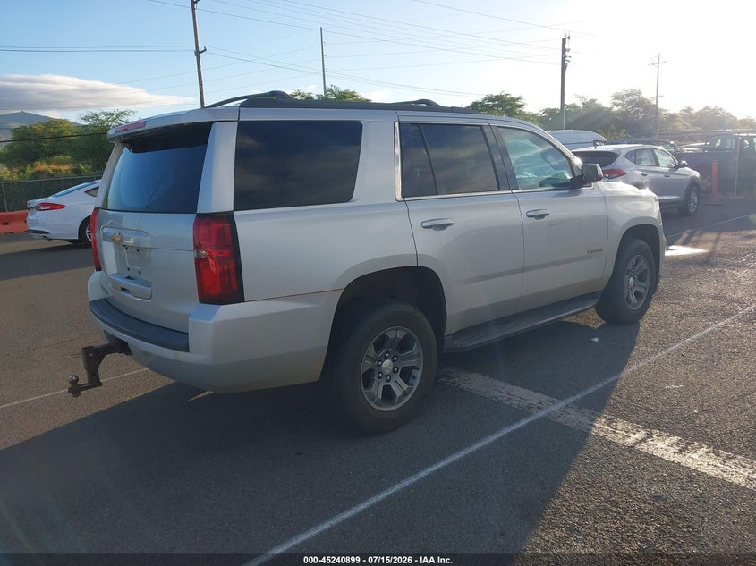 2018 Chevrolet Tahoe VIN 1GNSKAEC7JR358261 IAAI salvage auction — NORMAL WEAR, Sf97 (Hawaii), sold $15,200 on 2026-07-28 (photo 4)
