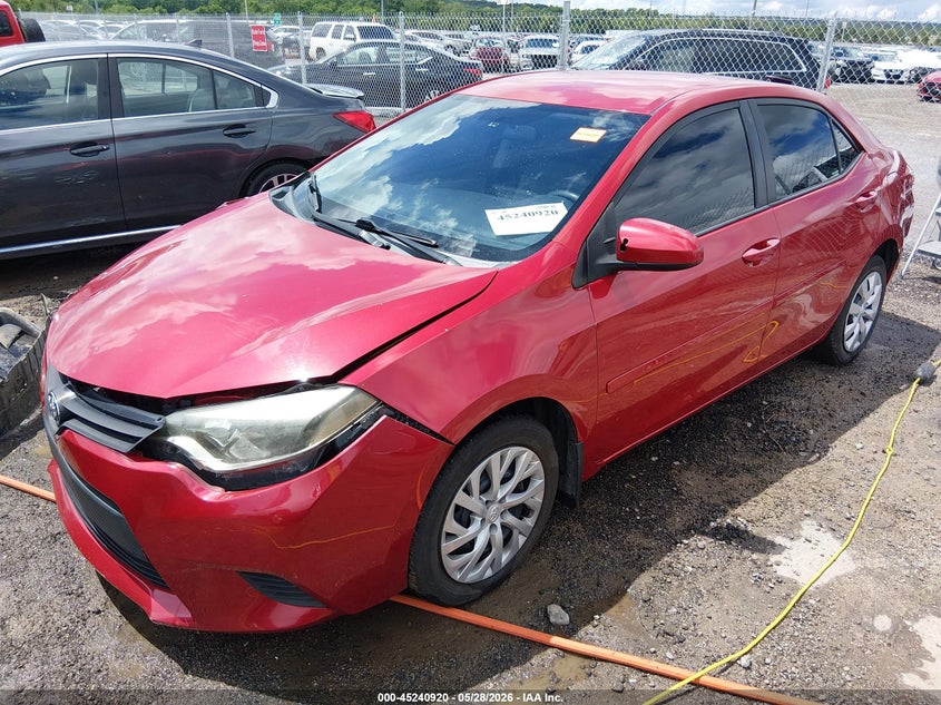 2016 Toyota Corolla VIN 5YFBURHE3GP428131 IAAI salvage auction — FRONT END, Salvage Title, sold $125 on 2026-07-21 (photo 2)
