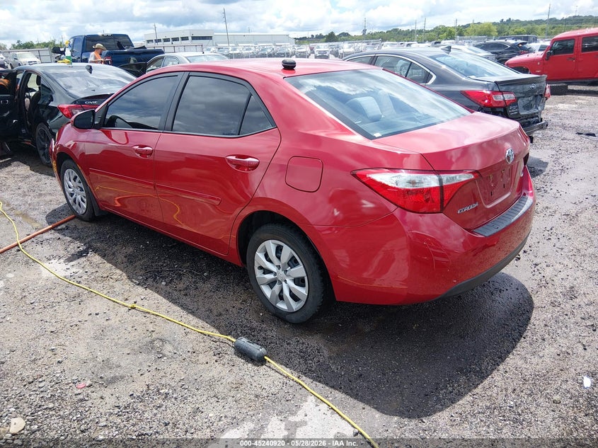 2016 Toyota Corolla VIN 5YFBURHE3GP428131 IAAI salvage auction — FRONT END, Salvage Title, sold $125 on 2026-07-21 (photo 3)