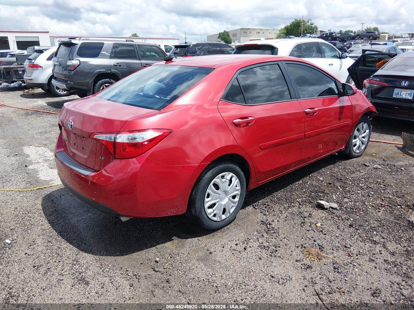 2016 Toyota Corolla VIN 5YFBURHE3GP428131 IAAI salvage auction — FRONT END, Salvage Title, sold $125 on 2026-07-21 (photo 4)