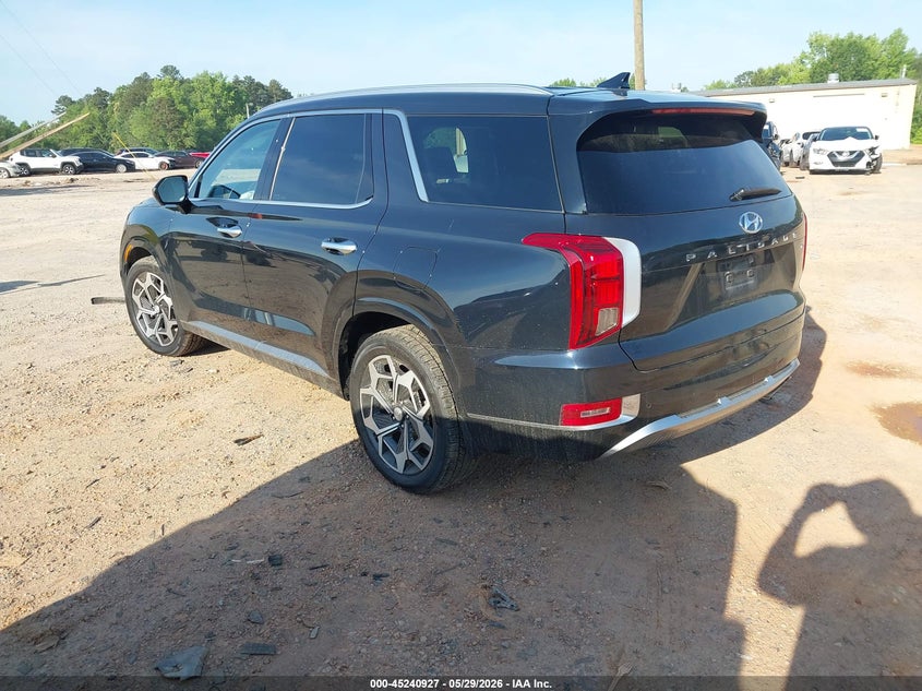 2022 Hyundai Palisade VIN KM8R7DHE5NU356207 IAAI salvage auction — FRONT END, Salvage (North Carolina), sold $9,500 on 2026-07-13 (photo 3)