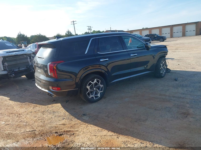 2022 Hyundai Palisade VIN KM8R7DHE5NU356207 IAAI salvage auction — FRONT END, Salvage (North Carolina), sold $9,500 on 2026-07-13 (photo 4)