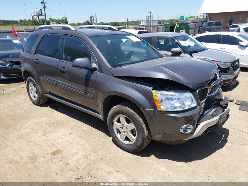 2008 Pontiac Torrent VIN 2CKDL33F186007044 IAAI salvage auction — FRONT END, Clear (Oklahoma), sold $1,225 on 2026-09-02 (photo 1)