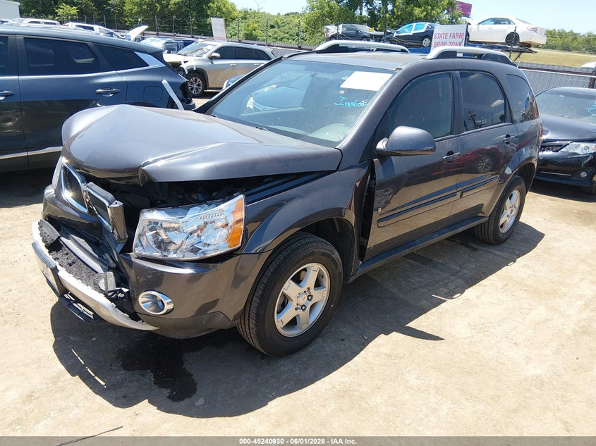 2008 Pontiac Torrent VIN 2CKDL33F186007044 IAAI salvage auction — FRONT END, Clear (Oklahoma), sold $1,225 on 2026-09-02 (photo 2)