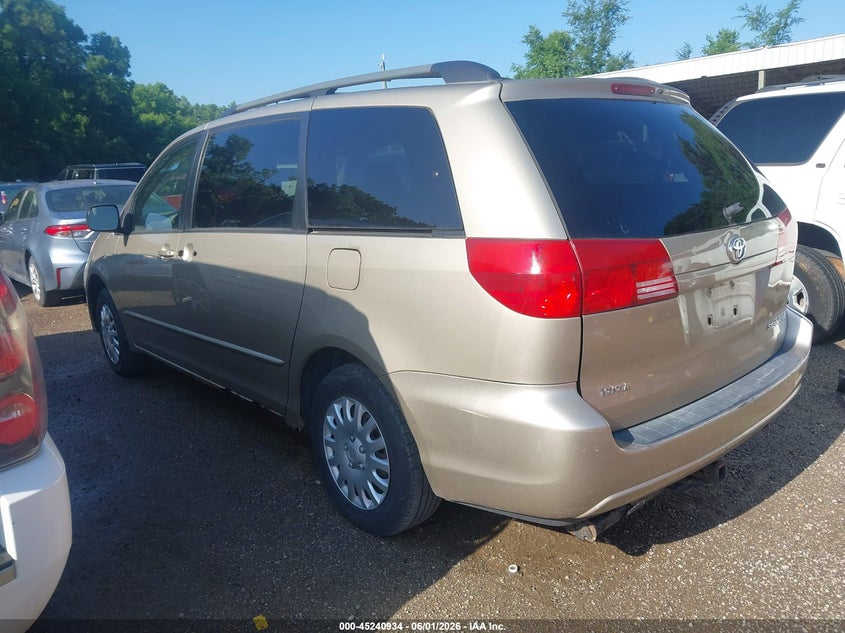 2004 Toyota Sienna VIN 5TDZA23C44S175120 IAAI salvage auction — NORMAL WEAR, Clear (Missouri), sold $575 on 2026-07-08 (photo 3)