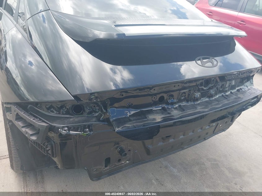 2023 Hyundai Ioniq 6 VIN KMHM34AA7PA026683 IAAI salvage auction — REAR END, Original (Texas), sold $8,700 on 2026-08-20 (photo 6)