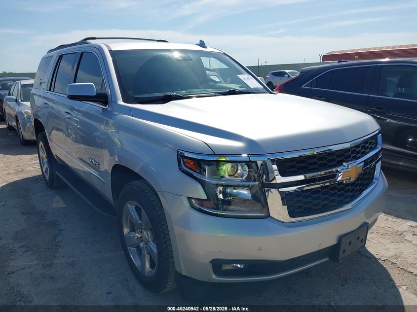 2019 Chevrolet Tahoe VIN 1GNSCBKCXKR369392 IAAI salvage auction — SIDE, Salvage Title, sold $7,600 on 2026-07-09 (photo 1)
