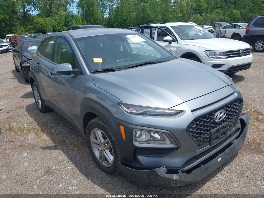 2021 Hyundai Kona VIN KM8K1CAA2MU704581 IAAI salvage auction — LEFT SIDE, Salvage Title, sold $3,250 on 2026-07-14 (photo 1)