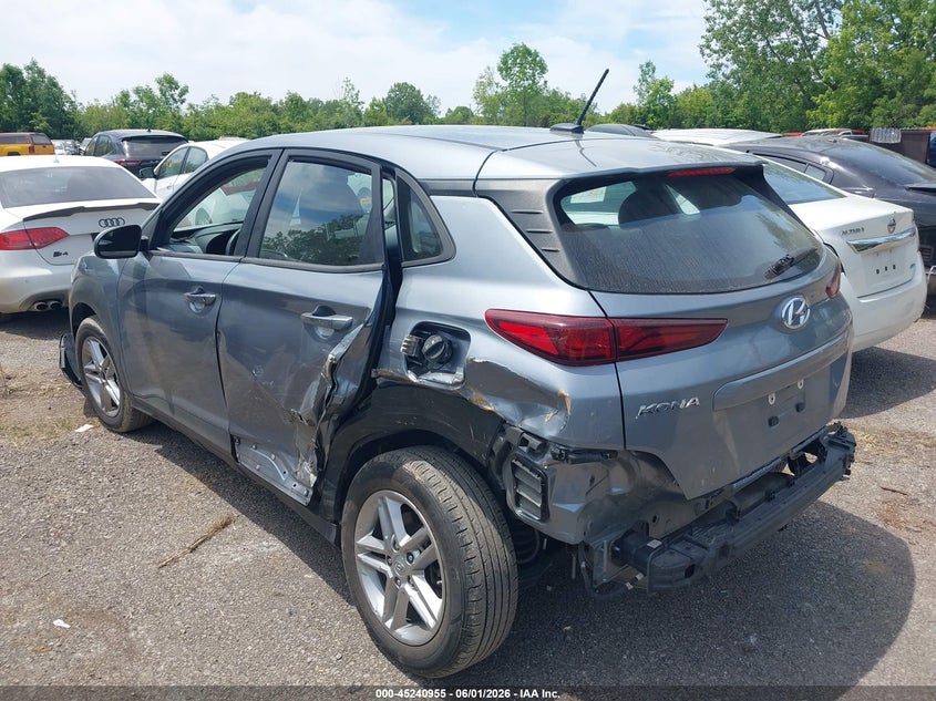 2021 Hyundai Kona VIN KM8K1CAA2MU704581 IAAI salvage auction — LEFT SIDE, Salvage Title, sold $3,250 on 2026-07-14 (photo 3)