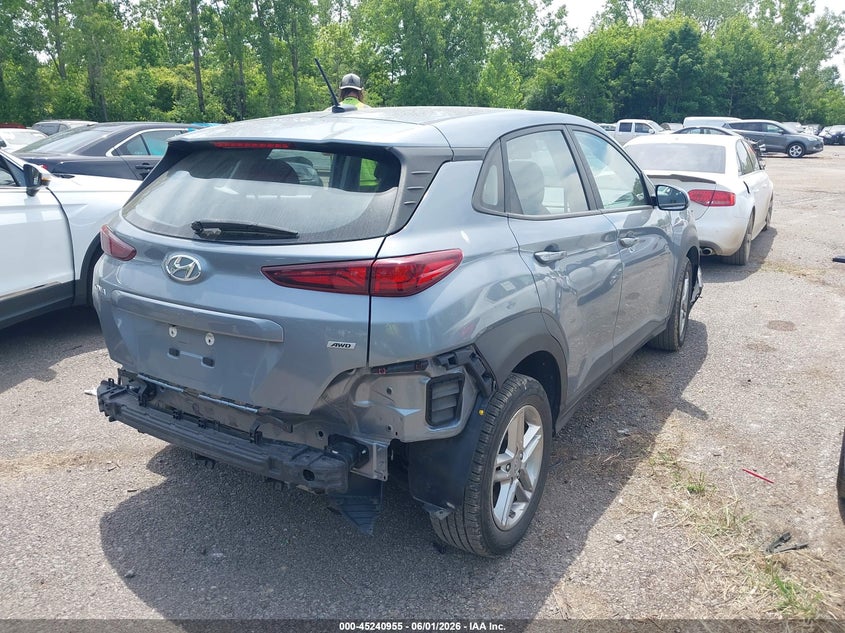 2021 Hyundai Kona VIN KM8K1CAA2MU704581 IAAI salvage auction — LEFT SIDE, Salvage Title, sold $3,250 on 2026-07-14 (photo 4)