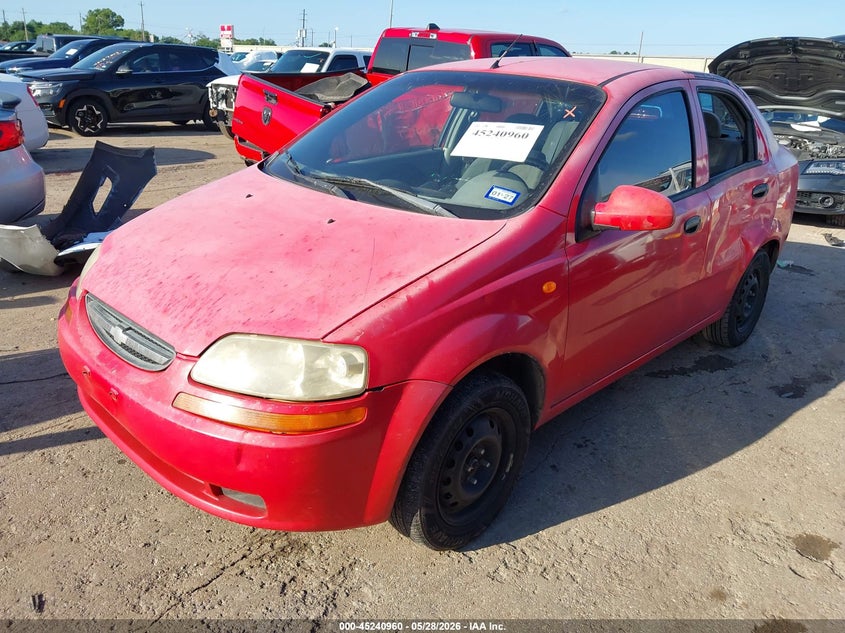 2004 Chevrolet Aveo VIN KL1TD52694B124284 IAAI salvage auction — LEFT SIDE, Salvage (Texas), sold $200 on 2026-07-24 (photo 2)