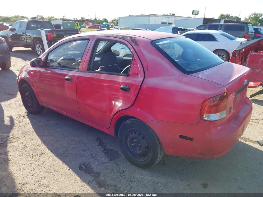 2004 Chevrolet Aveo VIN KL1TD52694B124284 IAAI salvage auction — LEFT SIDE, Salvage (Texas), sold $200 on 2026-07-24 (photo 3)