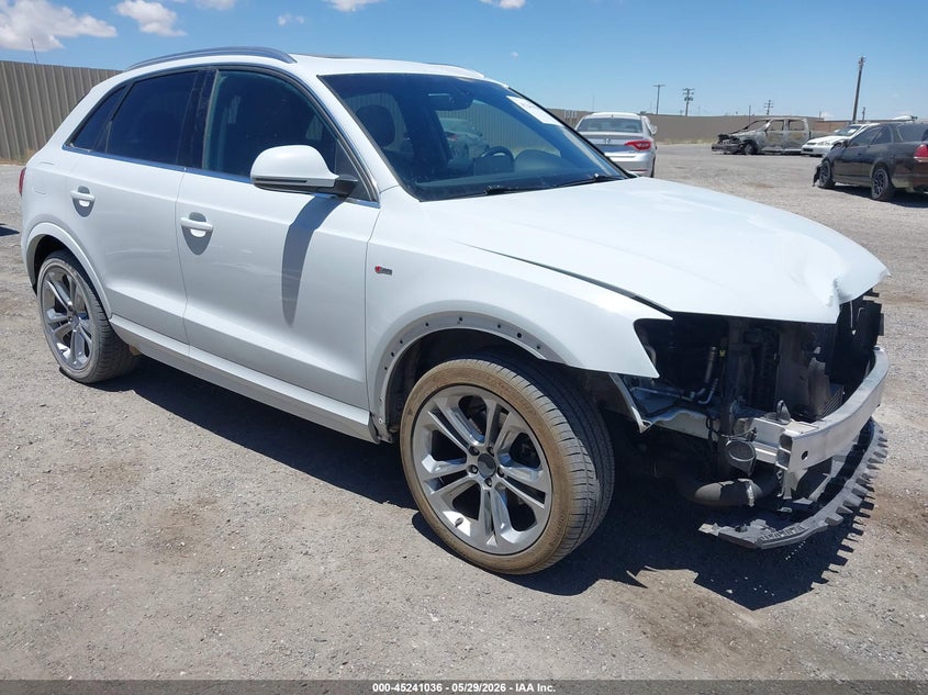 2018 Audi Q3 VIN WA1HCCFS7JR020144 IAAI salvage auction — FRONT END, Salvage Title, sold $25 on 2026-07-30 (photo 1)