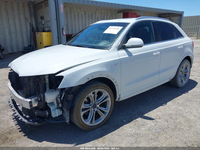 2018 Audi Q3 VIN WA1HCCFS7JR020144 IAAI salvage auction — FRONT END, Salvage Title, sold $25 on 2026-07-30 (photo 2)