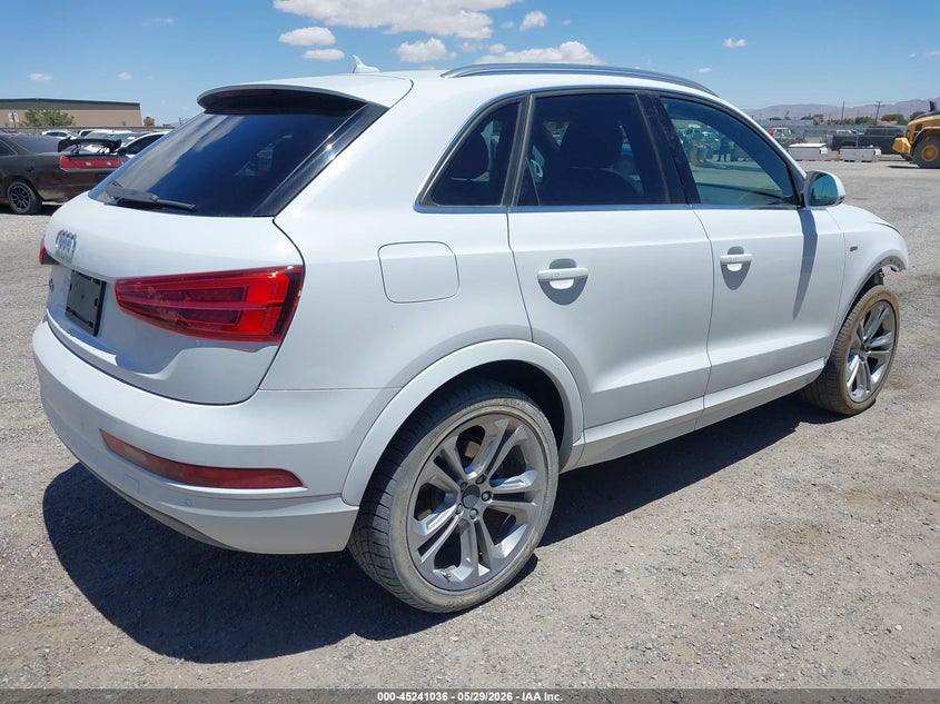 2018 Audi Q3 VIN WA1HCCFS7JR020144 IAAI salvage auction — FRONT END, Salvage Title, sold $25 on 2026-07-30 (photo 4)