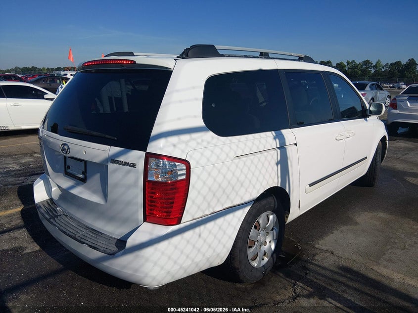 2007 Hyundai Entourage VIN KNDMC233276032241 IAAI salvage auction — LEFT FRONT, Salvage (South Carolina), sold $225 on 2026-07-22 (photo 4)