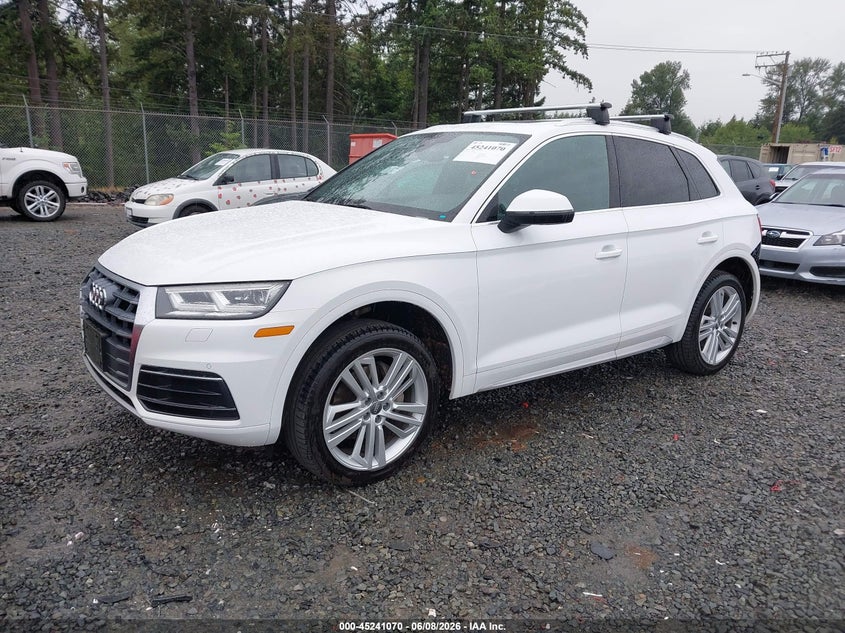 2018 Audi Q5 VIN WA1BNAFY1J2212046 IAAI salvage auction — REAR END, Salvage Title, sold $8,200 on 2026-07-22 (photo 2)