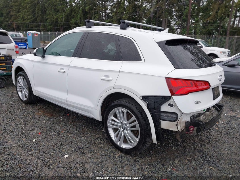 2018 Audi Q5 VIN WA1BNAFY1J2212046 IAAI salvage auction — REAR END, Salvage Title, sold $8,200 on 2026-07-22 (photo 3)