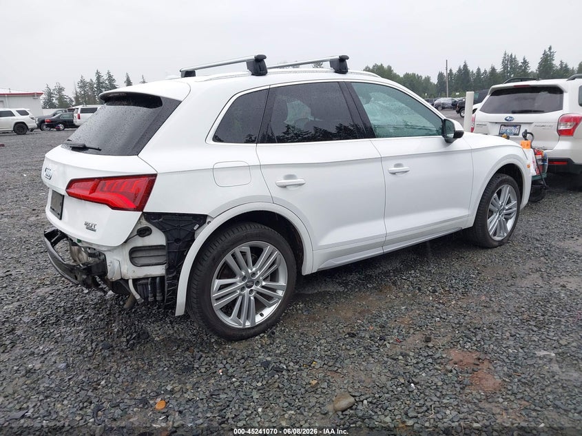 2018 Audi Q5 VIN WA1BNAFY1J2212046 IAAI salvage auction — REAR END, Salvage Title, sold $8,200 on 2026-07-22 (photo 4)