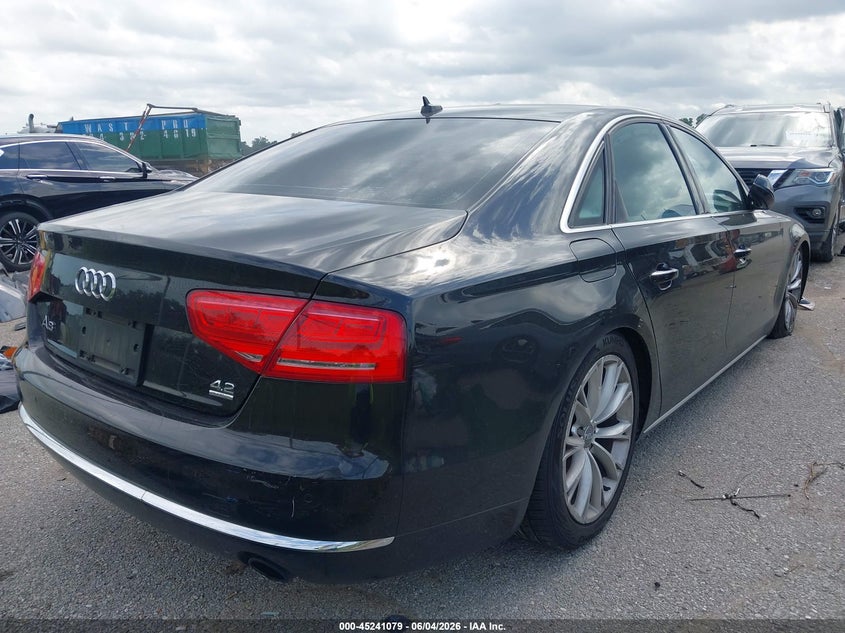 2011 Audi A8 VIN WAUAVAFD7BN000960 IAAI salvage auction — LEFT SIDE, Salvage (Louisiana), sold $850 on 2026-07-28 (photo 4)